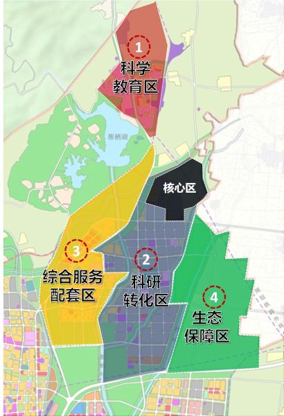 怀柔科学城空间功能布局 全球顶尖大科学装置在北京怀柔陆续开建