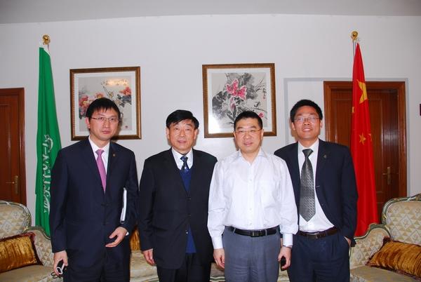 俞子荣参赞会见三一重工副总经理罗兴武一行