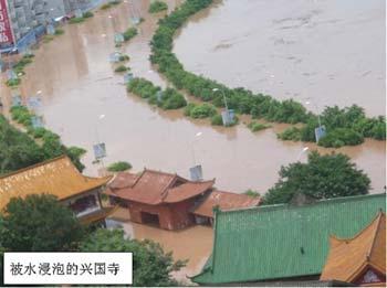 四川广安文物在大洪水中受灾情况严重_收藏滚