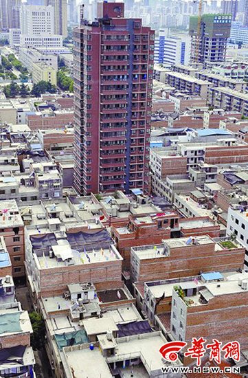 西安城中村建23层民房 组长称无需审批(图)
