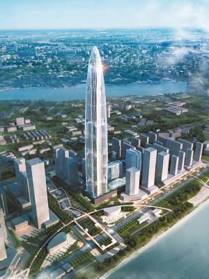 武汉开建全球第三高楼 高606米投资逾300亿(图)
