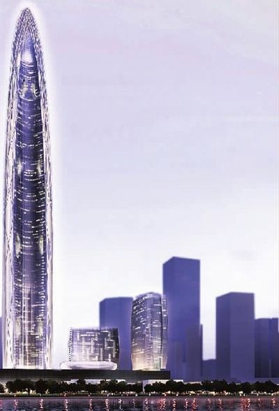 武汉开建全球第三高楼 高606米投资逾300亿(图)