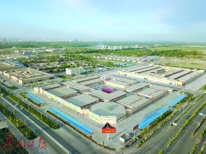 由广州援助建设的“广州新城”。 新疆喀什建起“广州新城”