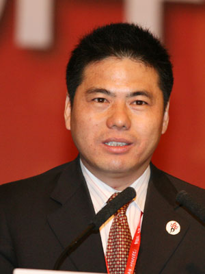 图文：2007品牌中国年度人物候选人蒋锡培演讲
