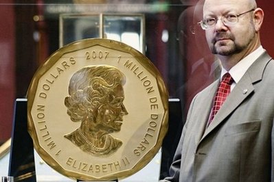 世界最大金币将在维也纳拍卖重达100公斤(图)