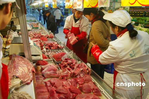 全国猪肉质量安全整治成效明显春节投放储备肉