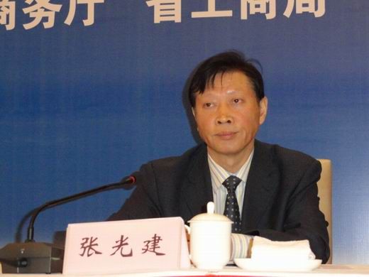 安徽省商务厅张光建副厅长出席2012年安徽省