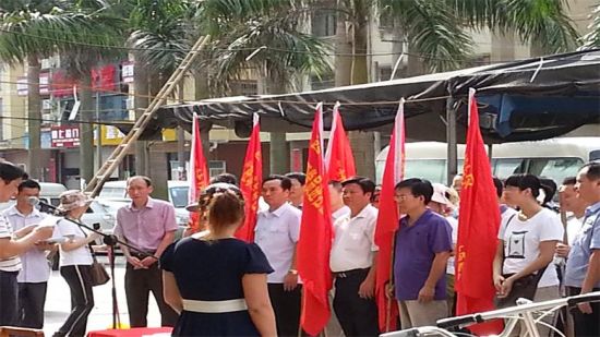 北海市商务局在职党员进社区认领服务岗位