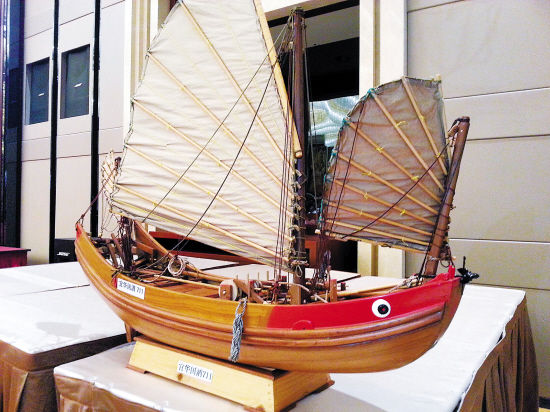 潮汕木质"红头船"将重现汕头在"中国航海日"十周年纪念日举行该船建造