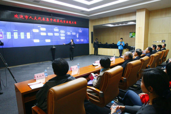 北京高院组织人大代表视察调研法院工作