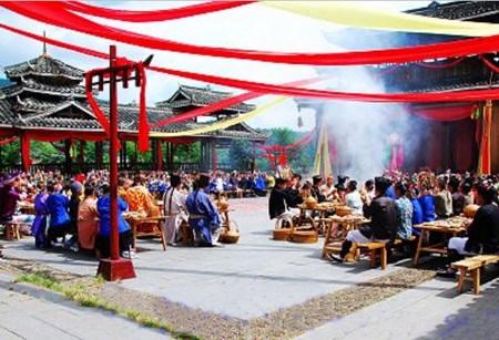 《刘三姐》与侗族百家宴(组图)