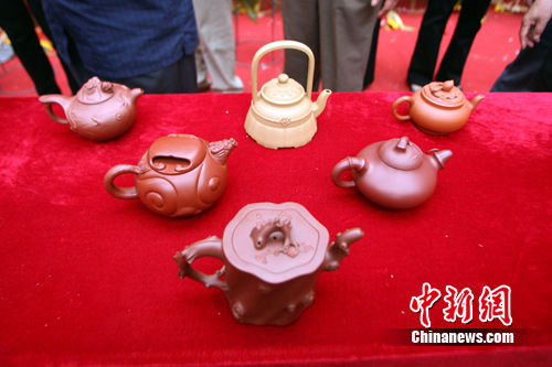 江苏徐州举办首届花壶大赛(图)