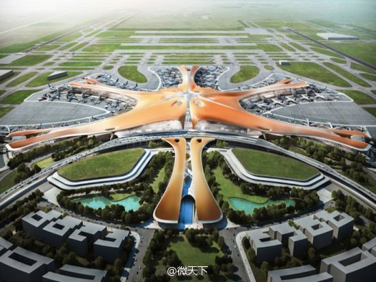 新浪专稿:北京新机场为何像一颗海星?