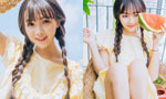 外语校花清甜夏日私房照