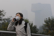 北京再度遭遇重度雾霾