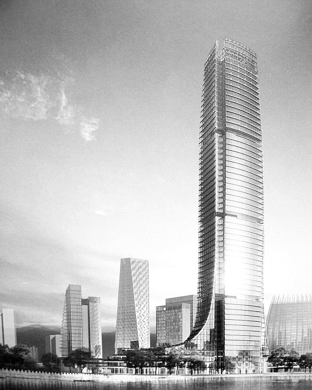 福建第一高楼10日在厦门杏林湾开建 高度达24