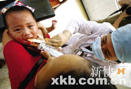 儿童医院出现手足口重症病例