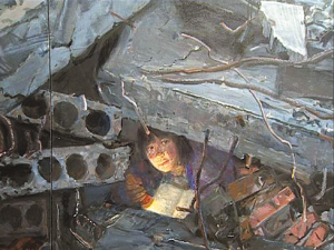 油画<em>废墟</em>下看书<em>女孩</em>拟义卖6000万_新闻中心