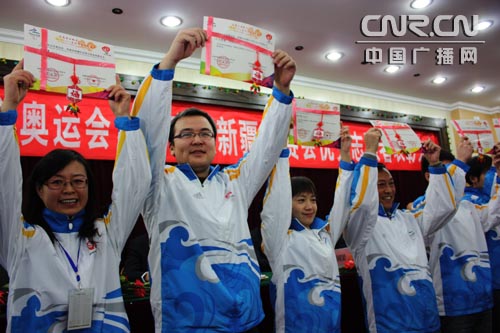 新疆百名奥运会、残奥会志愿者喜获表彰