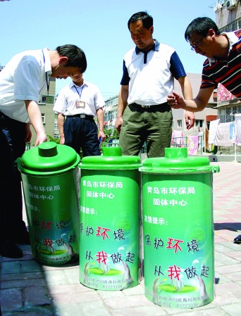电池回收箱进社区