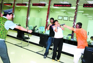 银行演练 防抢防暴