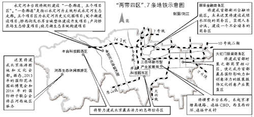 北京丰台未来3年将通7条地铁