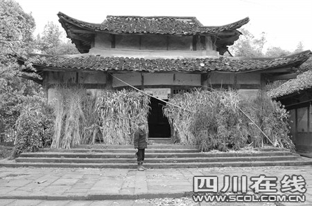 四川广安发现明代建筑长滩寺(图)