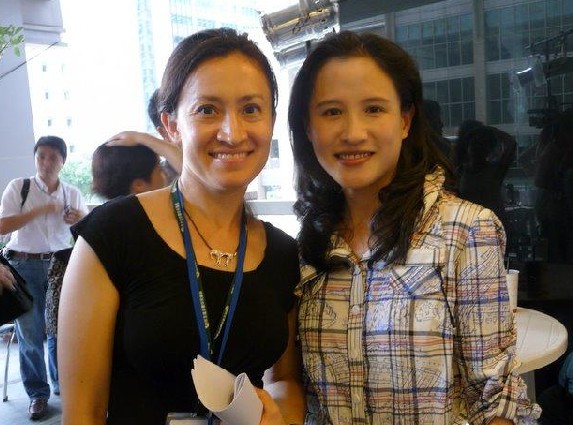 蔡总部女发言人萧美琴郑丽君常被误认