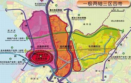 李沧中部崛起“生态、商住新央区”
