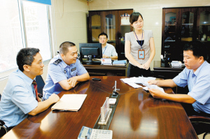 法官交警协同处理交通事故