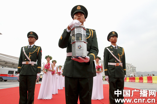 全国第五届特奥会火炬在厦门传递