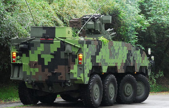 台湾3项自造武器明年量产云豹装甲车"总统"专用