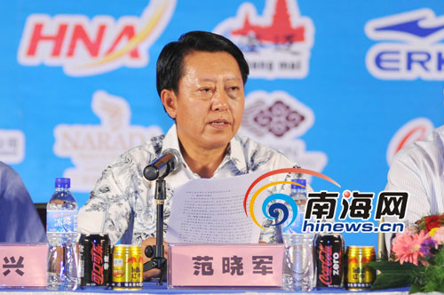 海南采取措施确保环岛自行车赛不受暴雨影响