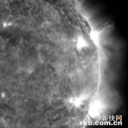 太阳风暴影响地球 部分地区通信或受阻