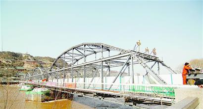 兰州百年黄河铁桥将进行抬升作业