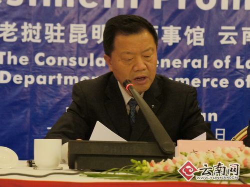 商务厅党组成员 贸促会会长李家寿致辞