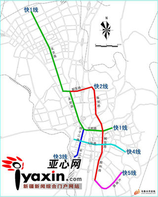 5月9日新疆乌鲁木齐市友好路brt开工司机师傅尽量绕行避免上班拥堵