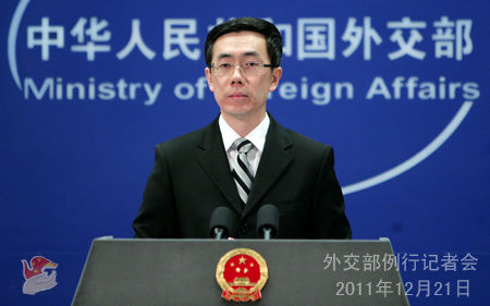 外交部发言人刘为民主持例行记者会（图片来源：外交部网站）