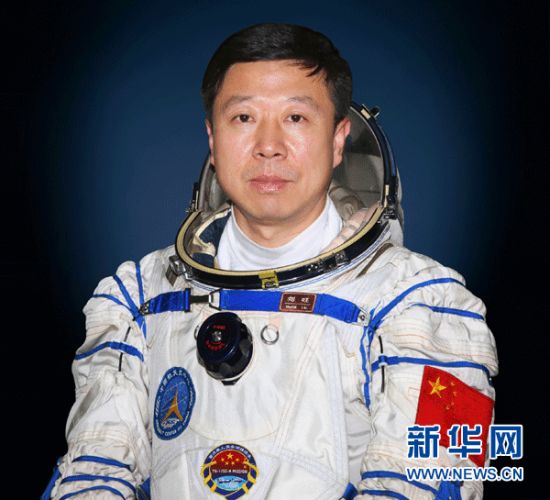 中国航天员刘旺。秦宪安 摄