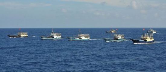中国渔船编队避开其专属经济区|菲律宾|渔船编