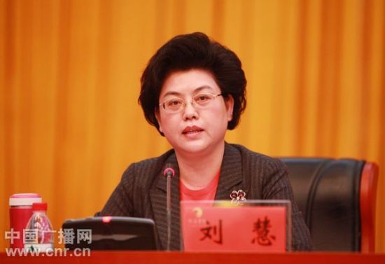 刘慧同志任宁夏回族自治区党委副书记，提名主席候选人。