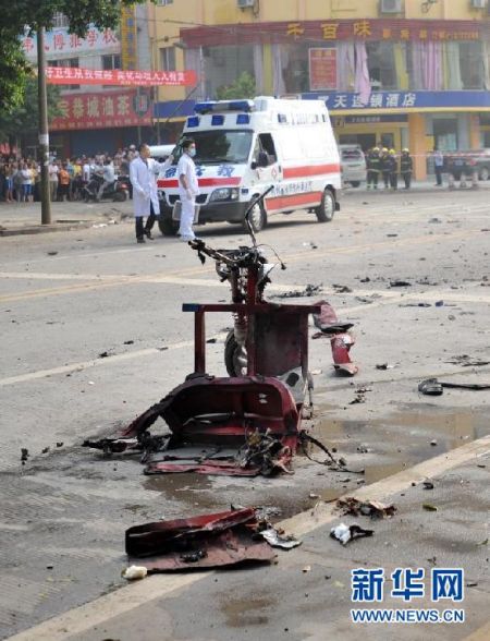 桂林成立爆炸案专案组 公安部工作组已赴现场