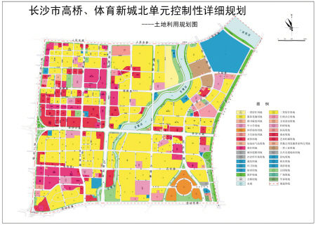 圭塘河分区高桥,体育新城北片控规