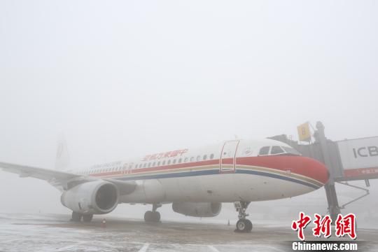 大雾中的机场 机场提供 摄 大雾中的机场 机场提供 摄