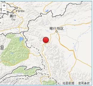 新疆阿克陶县发生30级地震震源深度7千米