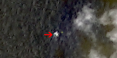 　　圖3疑似漂浮物體3(中國資源衛星應用中心供圖)