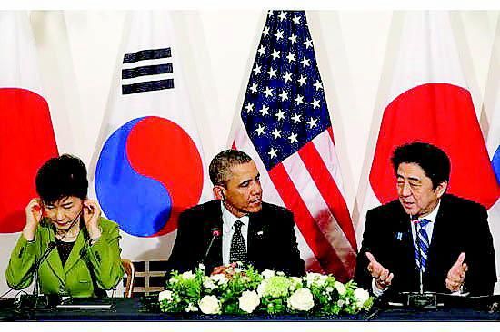 美日韩首脑会晤 朝再射导弹回应