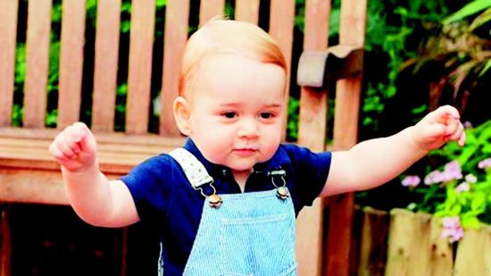 英国小王子迎来周岁生日