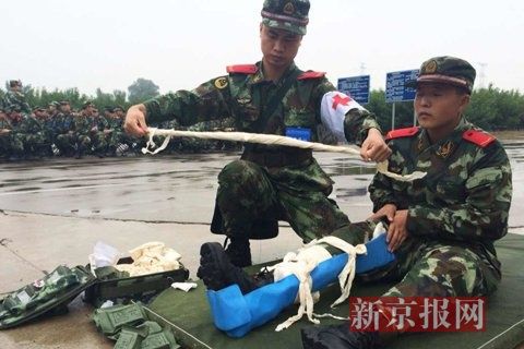 备战APEC安保 武警北京总队举行后勤考核评