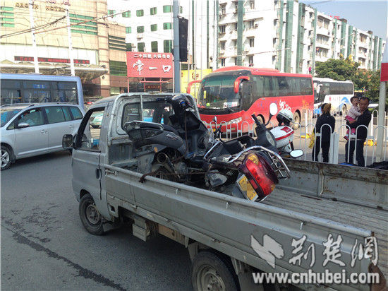 超标电动车禁行第9天 武汉已有15人违法被行拘